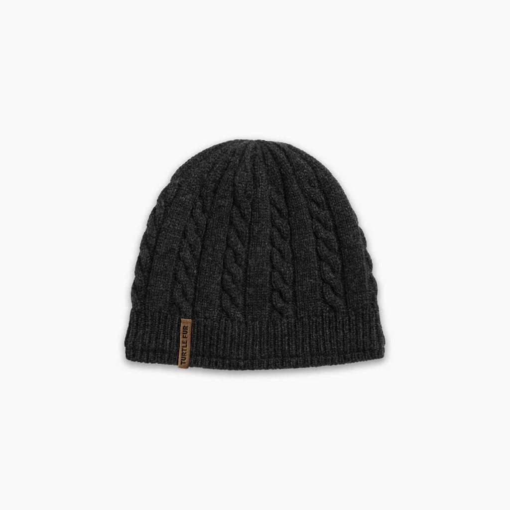 Turtle Fur Wesley Yak Wool Beanie. Black.