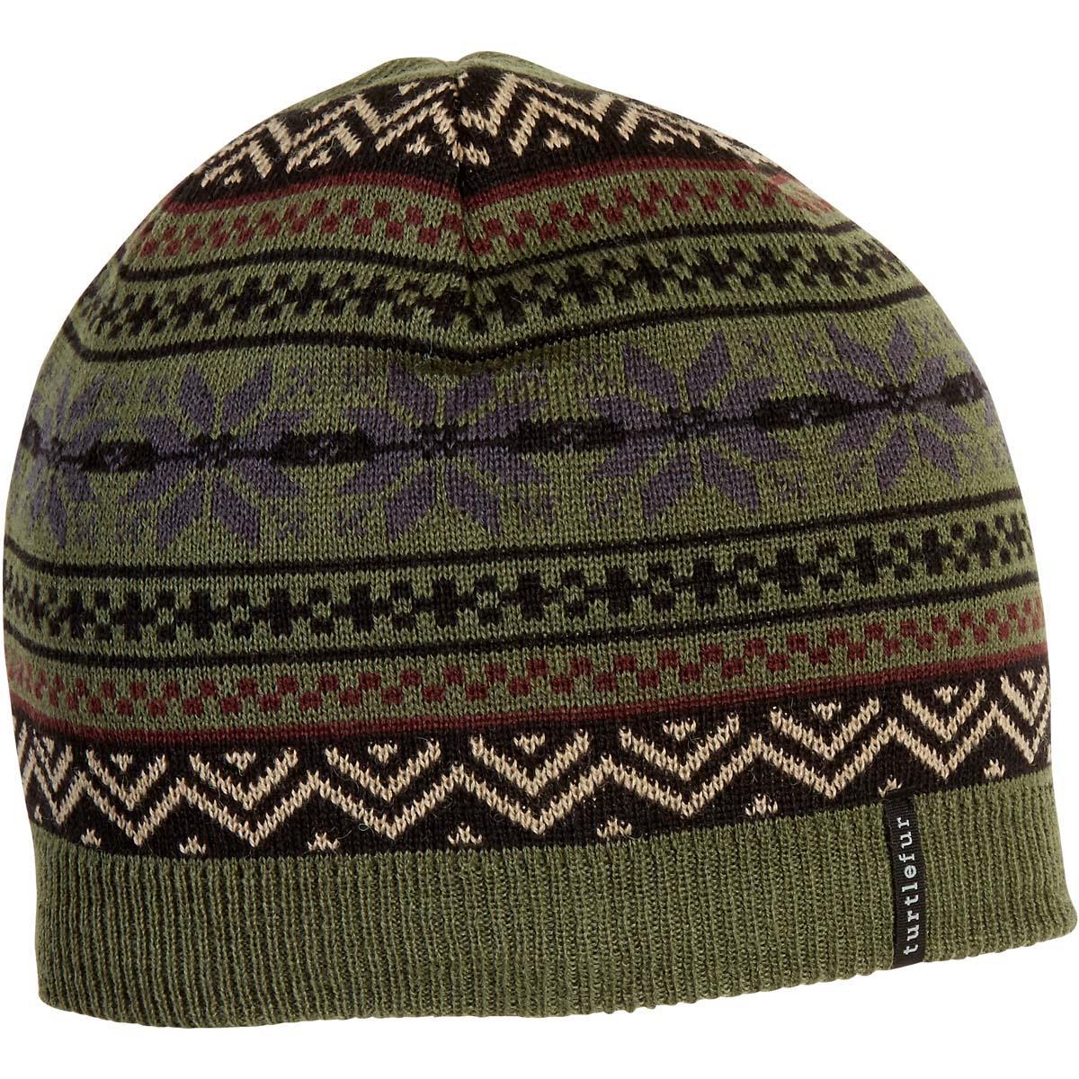 Turtle Fur Nuka Merino Wool Beanie in Kale