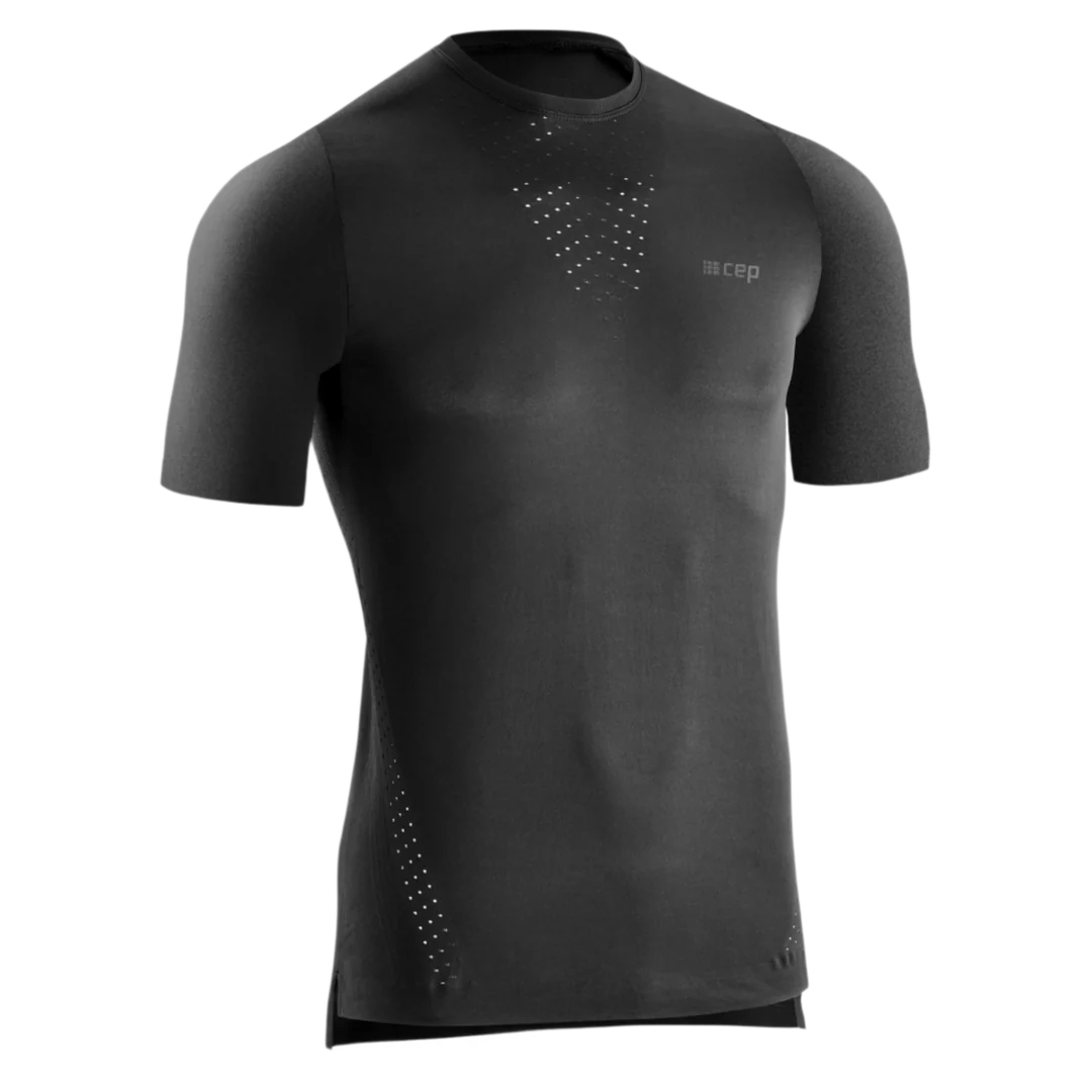 CEP Run Ultralight Short Sleeve Shirt Men's Black