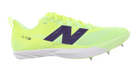 Unisex New Balance FuelCell Flite S. Neon Yellow upper. White midsole. Lateral view.