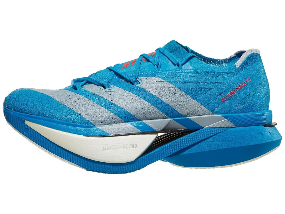 Unisex Adidas Adizero Prime X3 | Solar Blue/Silver Met/Lucid Red