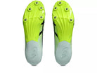 Unisex Asics Hyper Sprint 8. Green upper. Bottom view.