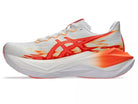 Unisex ASICS Superblast 3 White/Orange Glow medial view