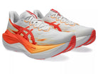 Unisex ASICS Superblast 3 White/Orange Glow lateral view