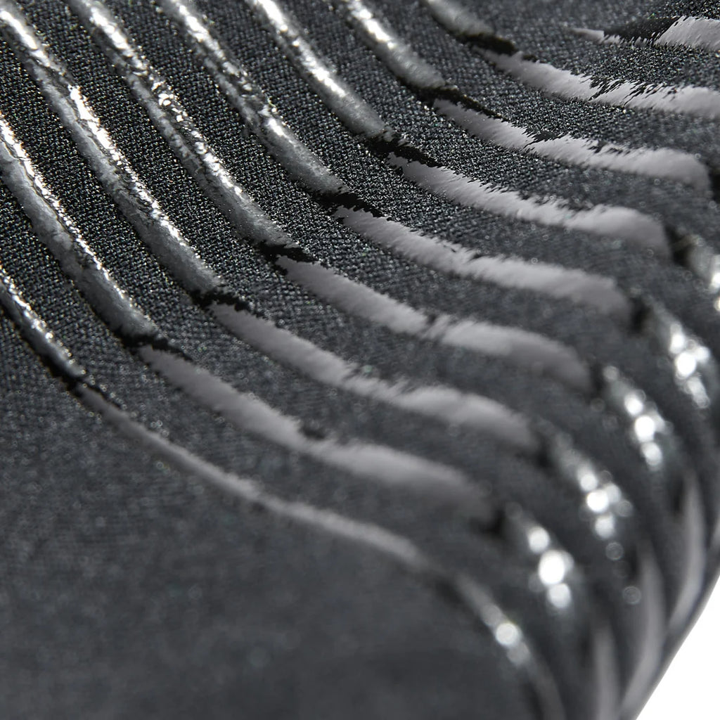 Unisex CEP cold weather gloves. Black. Palm showing grip. 