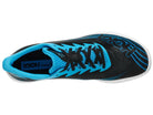 HOKA Crescendo MD 2 unisex track spike in Black/Skyward Blue, top view