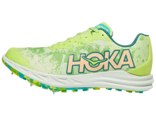Hoka Crescendo XC Unisex Spike - Lettuce/Electric Lime