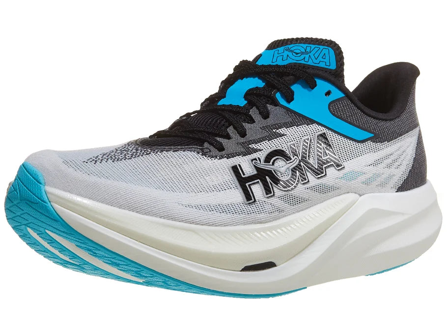 Hoka | Rocket X 3 | Unisex | White/Black – Confluence Running Company Hoka | Rocket X 3 | Unisex | White/Black – Confluence Running Company