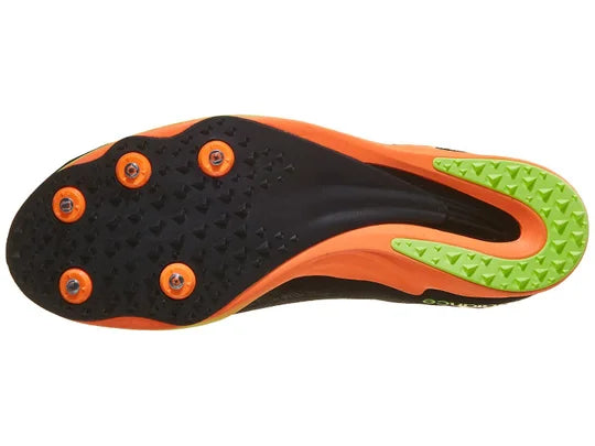 Unisex New Balance FuelCell SuperComp XC-X in Black/Bleached Lime Glo — outsole view