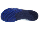 Nike Zoom Rival XC 7. White upper. Blue midsole. Bottom view.