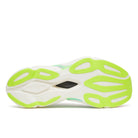 Saucony Endorphin Elite 3. White upper. White midsole. Bottom view.