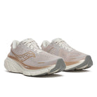 Women's Saucony Guide 18. Oat/Quartz. Lateral view.