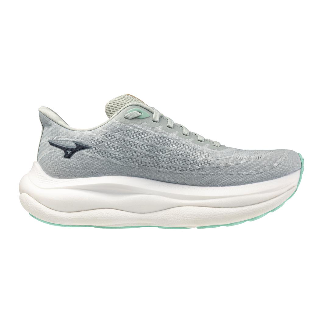 Women's Mizuno Wave Sky 9 in Mercury/Baritone Blue