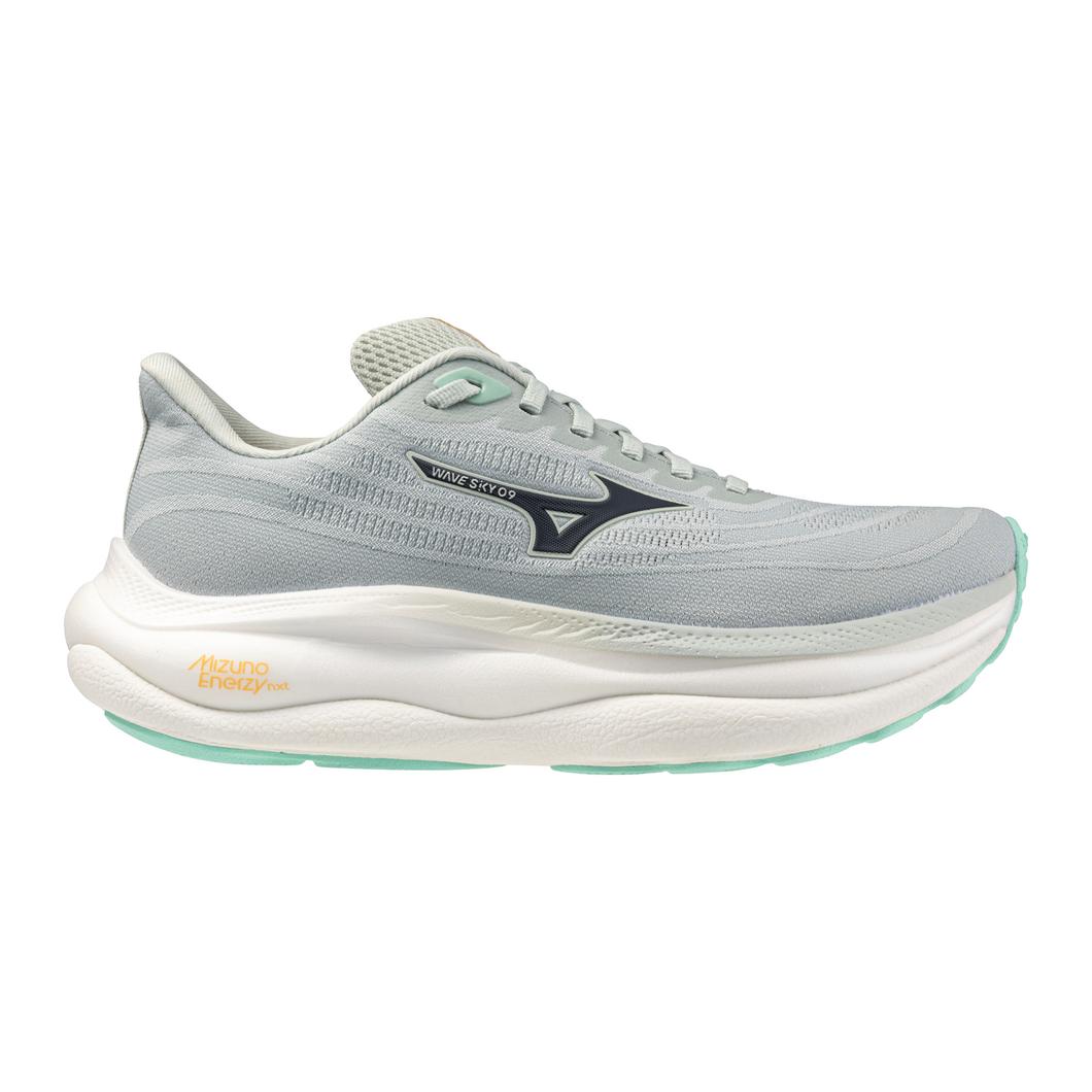 Women's Mizuno Wave Sky 9 in Mercury/Baritone Blue
