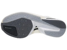 Women's Adidas Boston 13. White upper. White midsole. Bottom view.