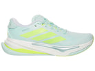 Women's Adidas Supernova Prima. Light Blue upper. White midsole. Medial view.
