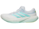 Adidas Supernova Rise 3 women's running shoe in Halo Blue/Flash Aqua/Pulse Lime - lateral view