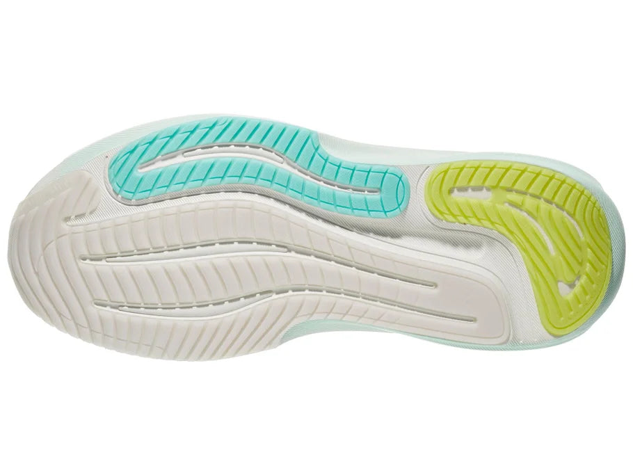 Adidas Supernova Rise 3 women's running shoe in Halo Blue/Flash Aqua/Pulse Lime - outsole view