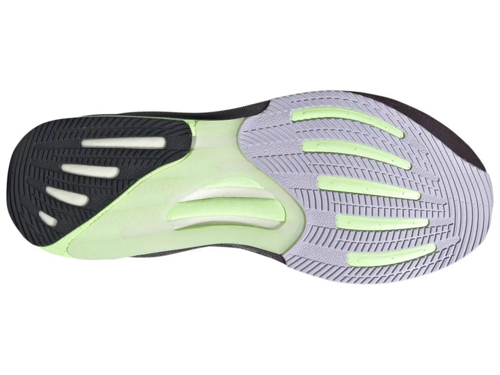 black, green, and purple-grey sole.