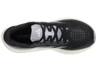 Women's Adidas Supernova Solution in Core Black/Halo Silver/Gash Grey, top view.