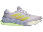 Women's Adidas Supernova Solution. Light Blue upper. Light Blue midsole. Medial view.