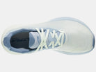 Women's Altra Experience Flow 3. White upper. Light blue midsole. Top view.