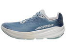 Women's Altra Experience Flow 3. Blue upper. White midsole. Lateral view.