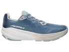 Women's Altra Experience Flow 3. Blue upper. White midsole. Medial view.