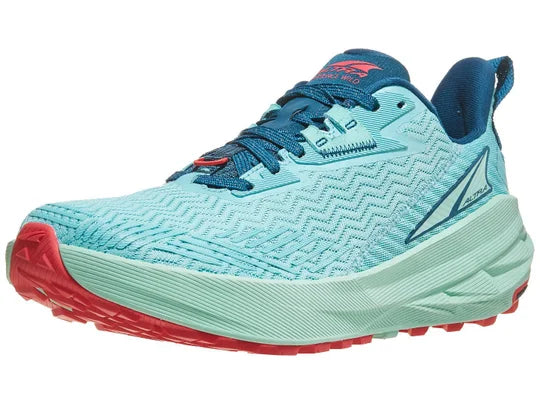 Women's Altra Experience Wild. Green upper. Green midsole. Lateral view.