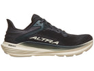 Women's Altra Torin 8. Black upper. White midsole. Medial view.