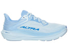 Women's Altra Torin 8. Light Blue upper. Light Blue midsole. Medial view.