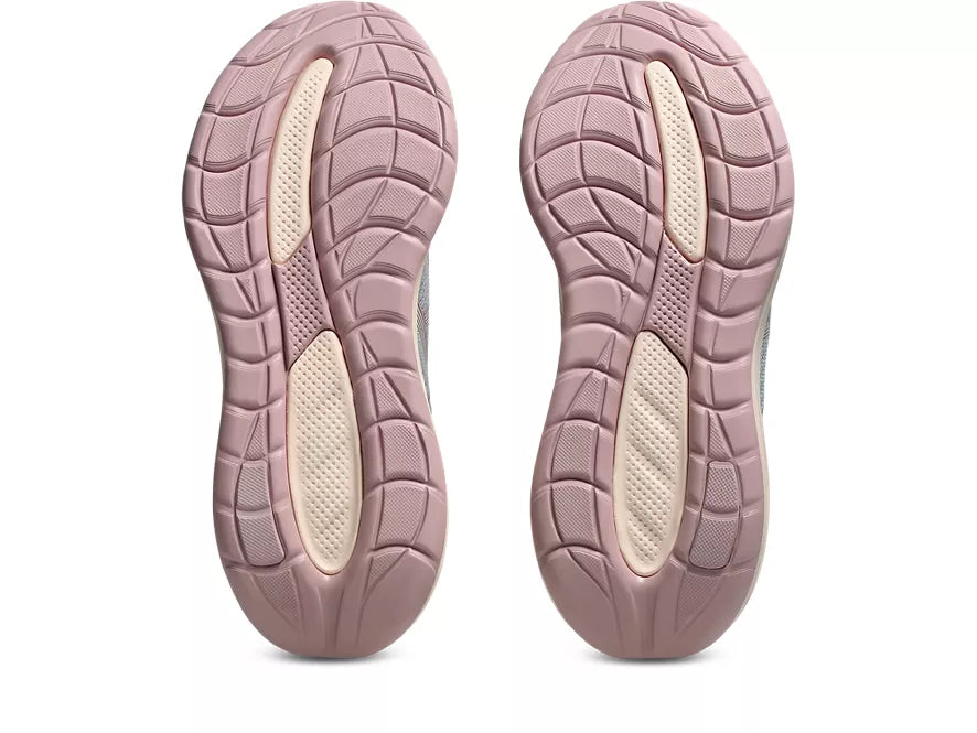 Women's Asics GEL-Cumulus 28 Piedmont Grey/Pearl Pink outsole view