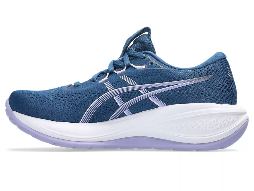 Women's Asics GEL-Cumulus 28 Twilight Blue/Bluebell medial view
