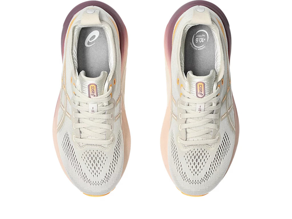 Asics Gel Kayano 31 Women s Oatmeal Pearl Pink Confluence Running Company
