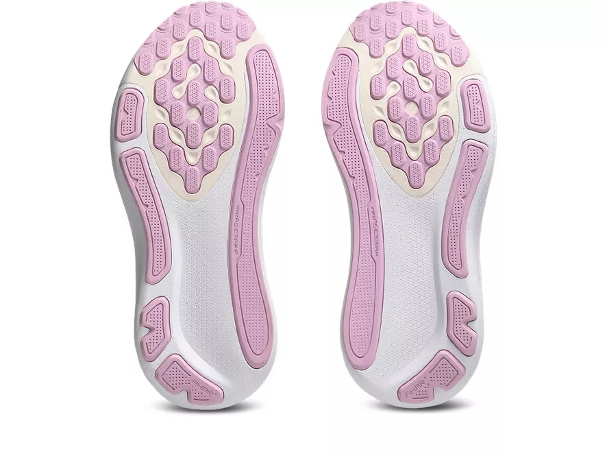 Women's Asics GEL-Kayano 33 White/Hazy Lilac outsole view