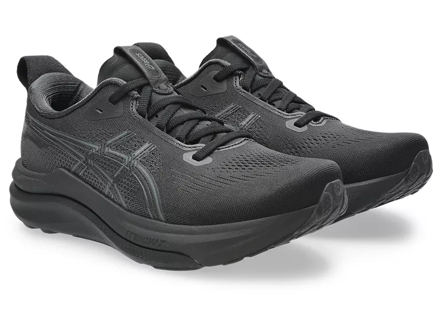 Women's Asics GEL-Kayano 33 Black/Black lateral view