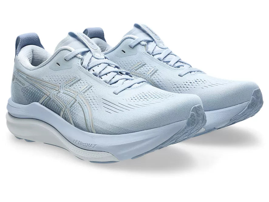 Women's Asics GEL-Kayano 33 Solid Air/Soft Sky lateral view