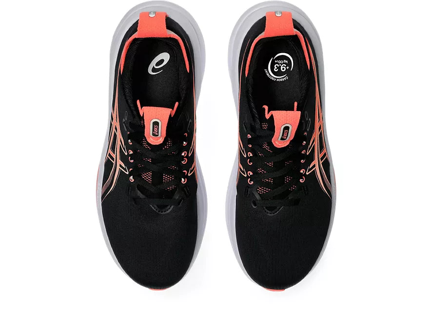 Women's Asics Gel-Nimbus 28 Black/Pearl Pink top view