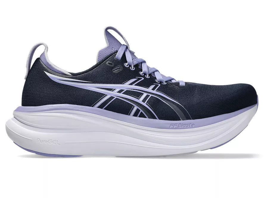 Women's Asics Gel-Nimbus 28 Midnight/Bluebell lateral view