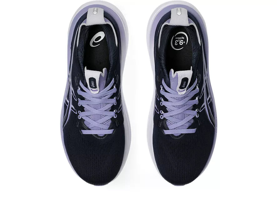 Women's Asics Gel-Nimbus 28 Midnight/Bluebell top view