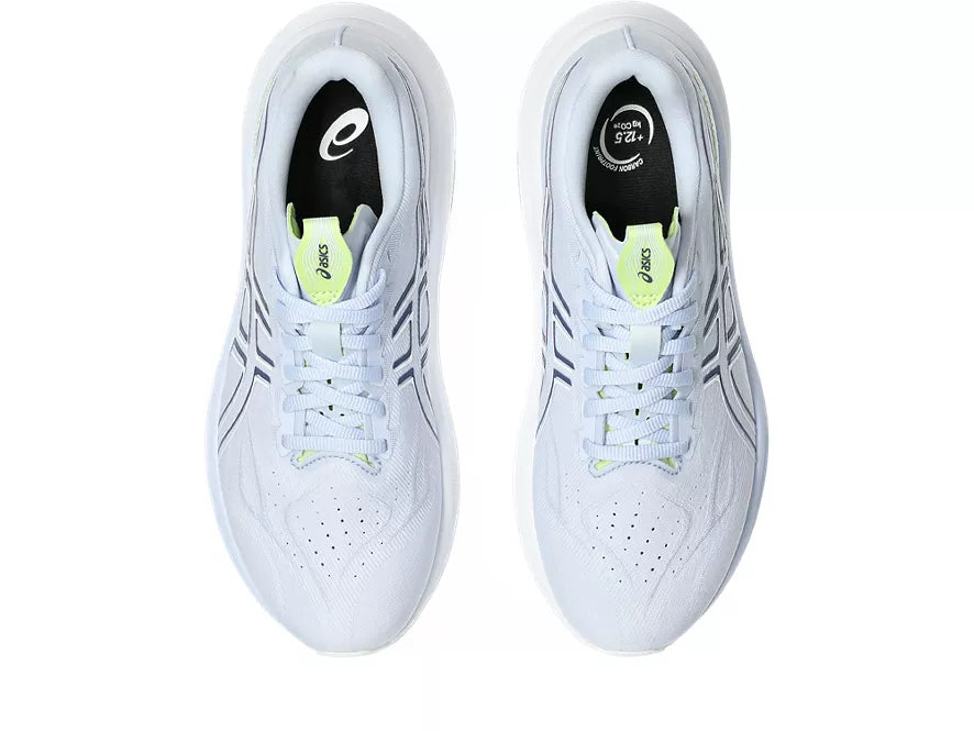 Women's Asics GT 2000 14. Light Blue upper. Light Blue/White midsole. Top view.