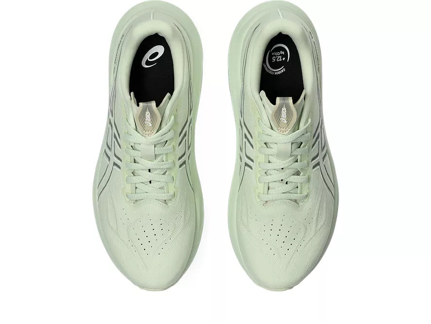 Women's Asics GT-2000 14. Light Green upper. Light Green midsole. Top view.