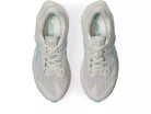 Women's Asics Novablast 6. Off White upper. Off White midsole. Top view.