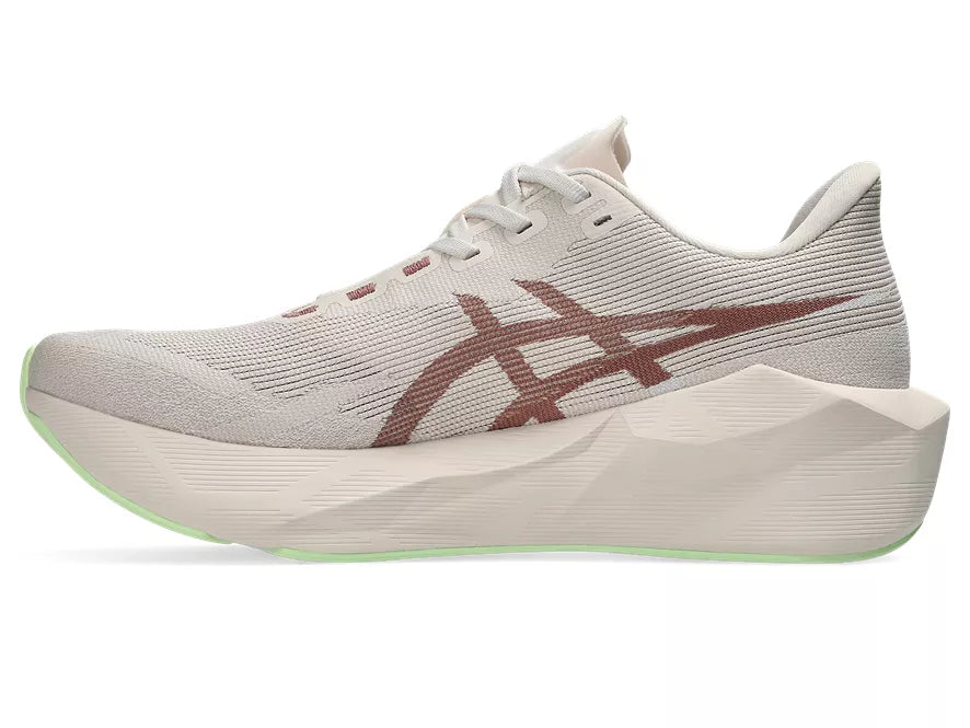 Women's Asics Novablast 6 Rose Dust/Illuminate Yellow medial view