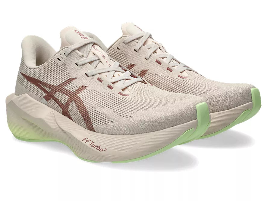 Women's Asics Novablast 6 Rose Dust/Illuminate Yellow lateral view