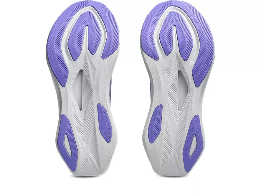 Women's ASICS Sonicblast Lilac Hint/White outsole view