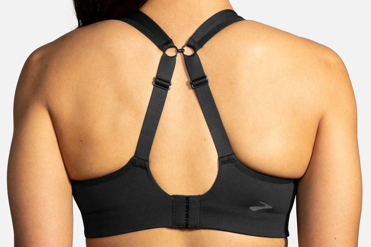 Women's Brooks Convertible Sports Bra in Black