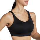 Women's Brooks Dare Scoopback 2.0. Black. Front/Lateral view.