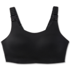 Women's Brooks Dare Scoopback 2.0. Black. Front view.