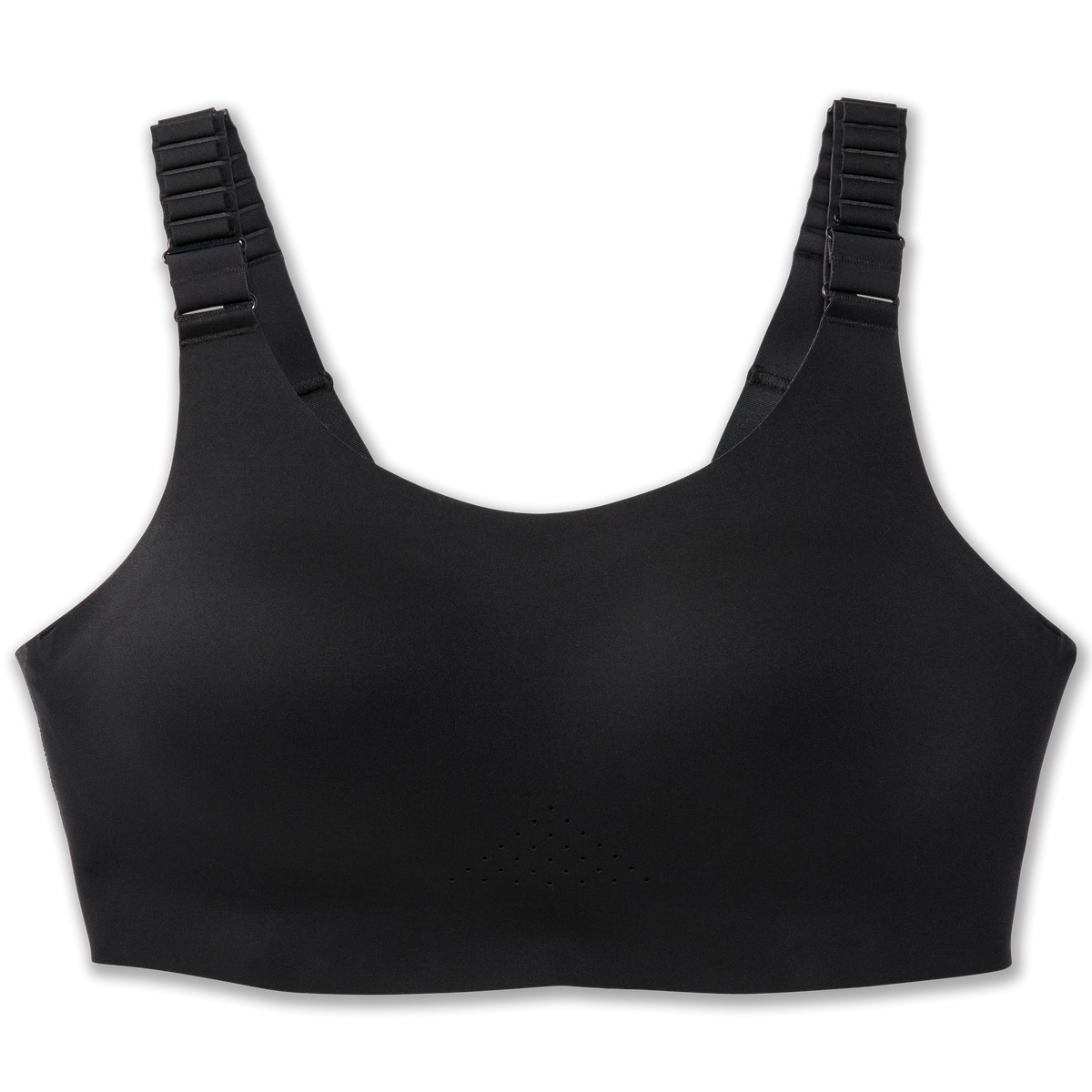 Women's Brooks Dare Scoopback 2.0. Black. Front view.